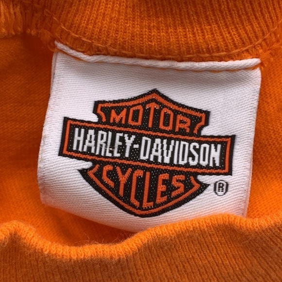 2013 Badlands Harley Davidson Sturgis Wall South Dakota Tee Shirt Orange Size XL - Picture 7 of 8